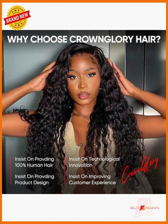 Loose Deep Wave Lace Front Wig Human Hair 13x4 Pre Plucked Natural Hairline 30 main image 5